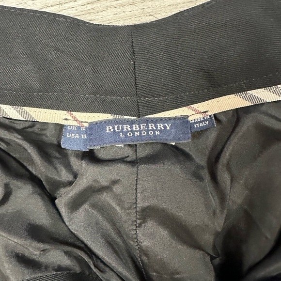Burberry London Tailored Black Dress Pants – Made in Italy – Size USA 10 (UK 12) - Picture 8 of 13